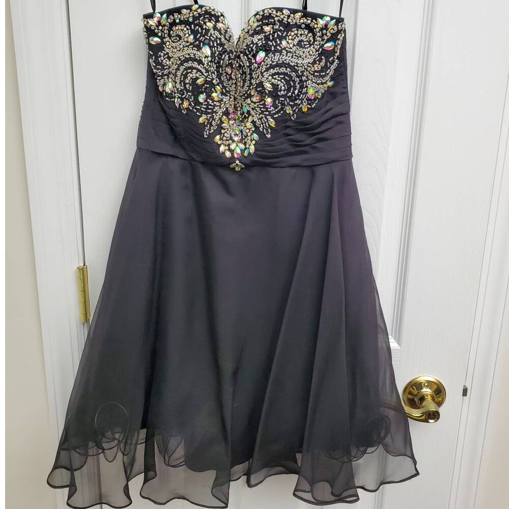 Alyce Paris Dress Prom Formal Sweet Sixteen Homecoming Embellished Beaded Corset